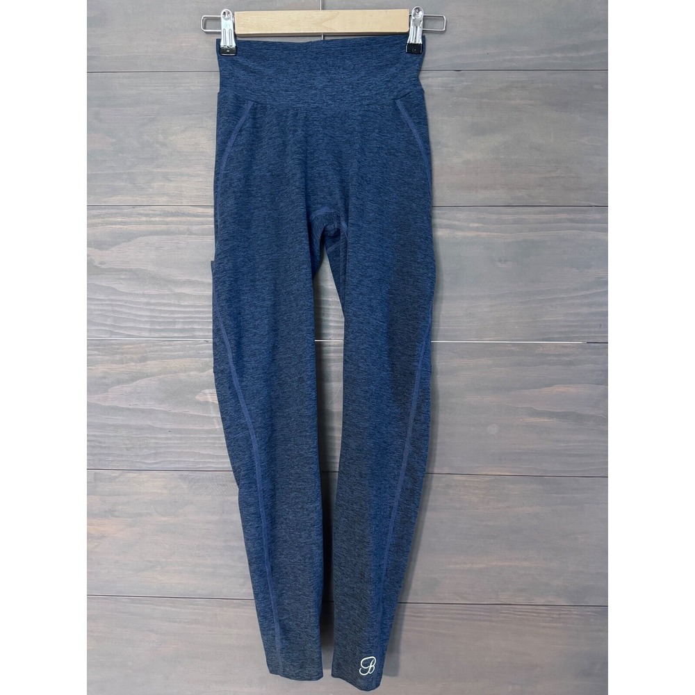 Bombshell Sportswear Uplift Booty Scrunch Blue Marl Size XS